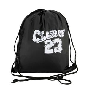 Stylish Black Drawstring Backpack